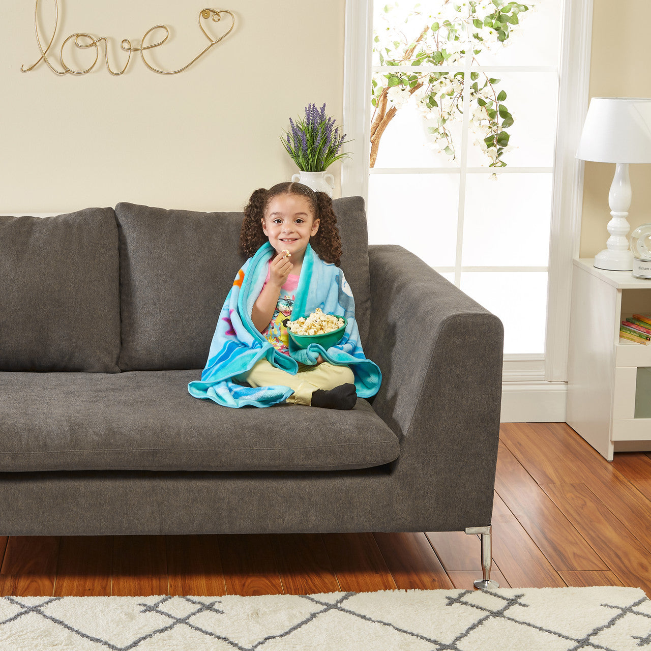 Everyday Kids Toddler Throw Blanket - Mermaids Undersea Adventure