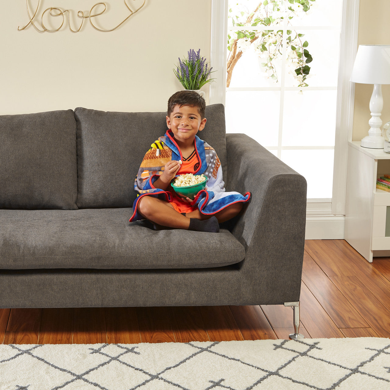 EVERYDAY KIDS Toddler Throw Blanket - Under Construction