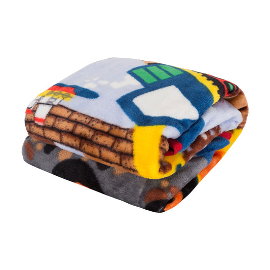 EVERYDAY KIDS Toddler Throw Blanket - Under Construction