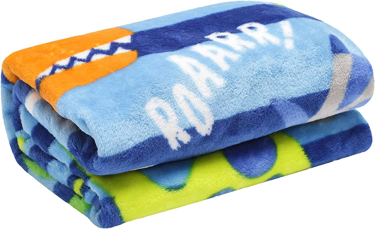 Everyday Kids Dinosaur Blanket