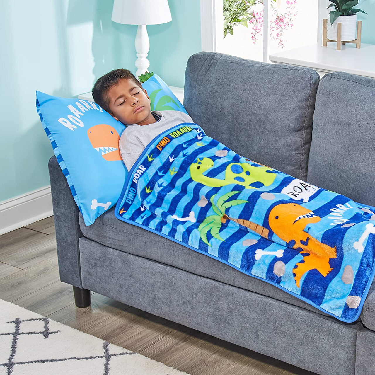 Everyday Kids Dinosaur Blanket