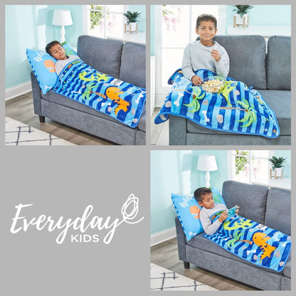 Everyday Kids Dinosaur Blanket