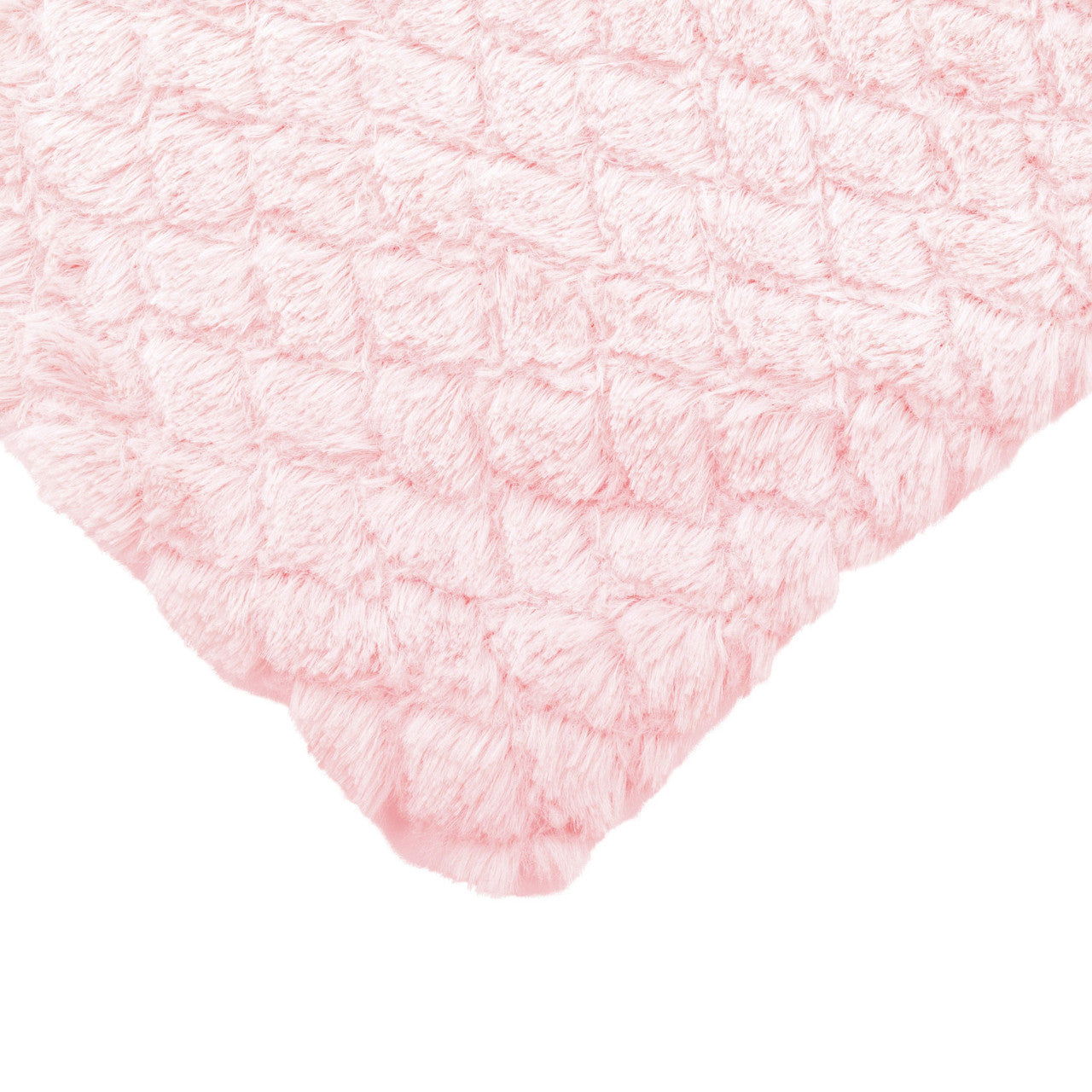 EVERYDAY KIDS Large Baby Girl Light Pink Soft Baby Blanket