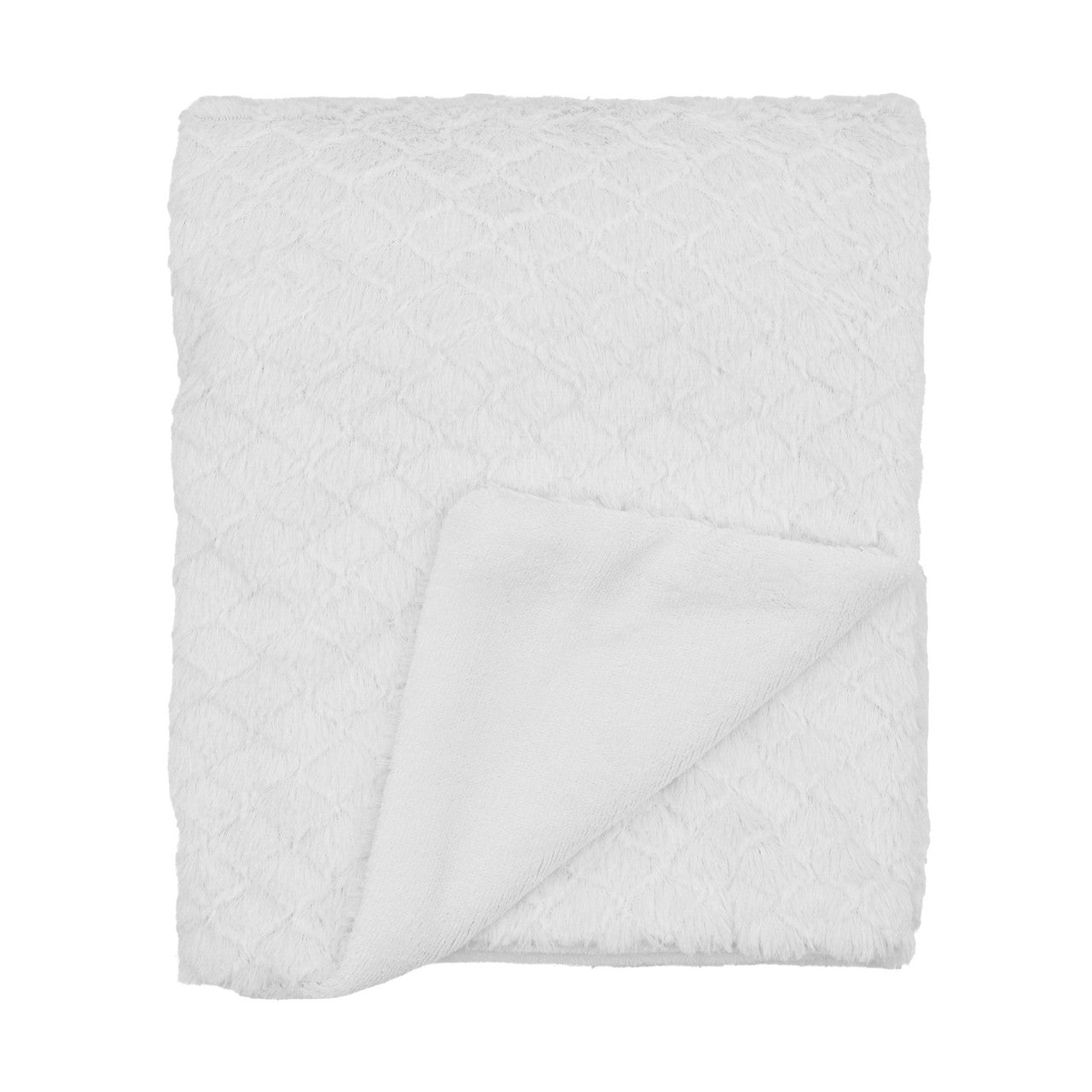 EVERYDAY KIDS Large Unisex Gray Soft Baby Blanket