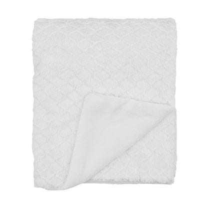 EVERYDAY KIDS Large Unisex Gray Soft Baby Blanket