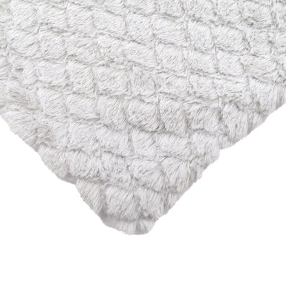 EVERYDAY KIDS Large Unisex Gray Soft Baby Blanket