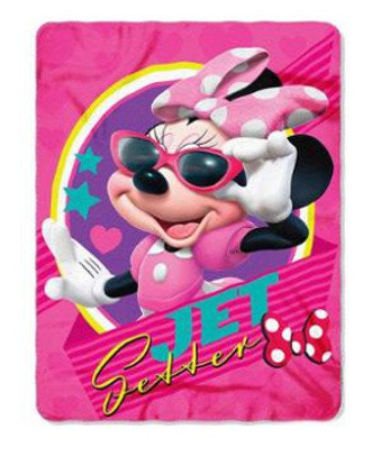 Minnie Mouse 'Jet Setter' Fleece Throw Blanket