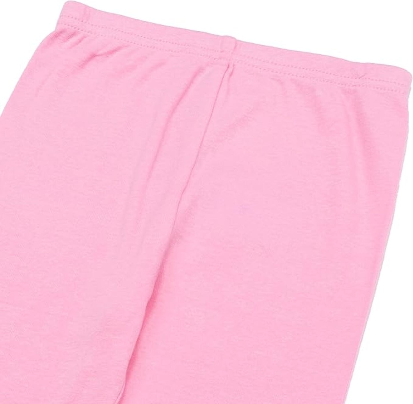 SuperKitties Girls 4-Piece Cotton Pajama Set, Ginny Buddy Bitsy and Sparks Graphic Tees and Matching Pants, Pink/White