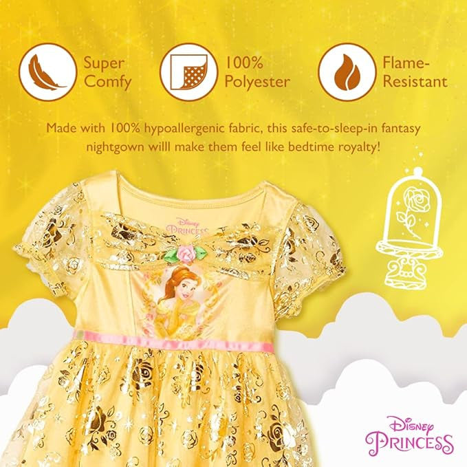 Disney Girls’ Little Princess Fantasy Gown, Gorgeous Belle