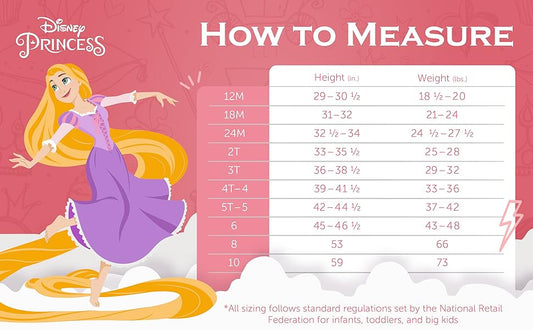 Disney Princess Girls Red Nightgown Sleepwear with Tulle Overlay