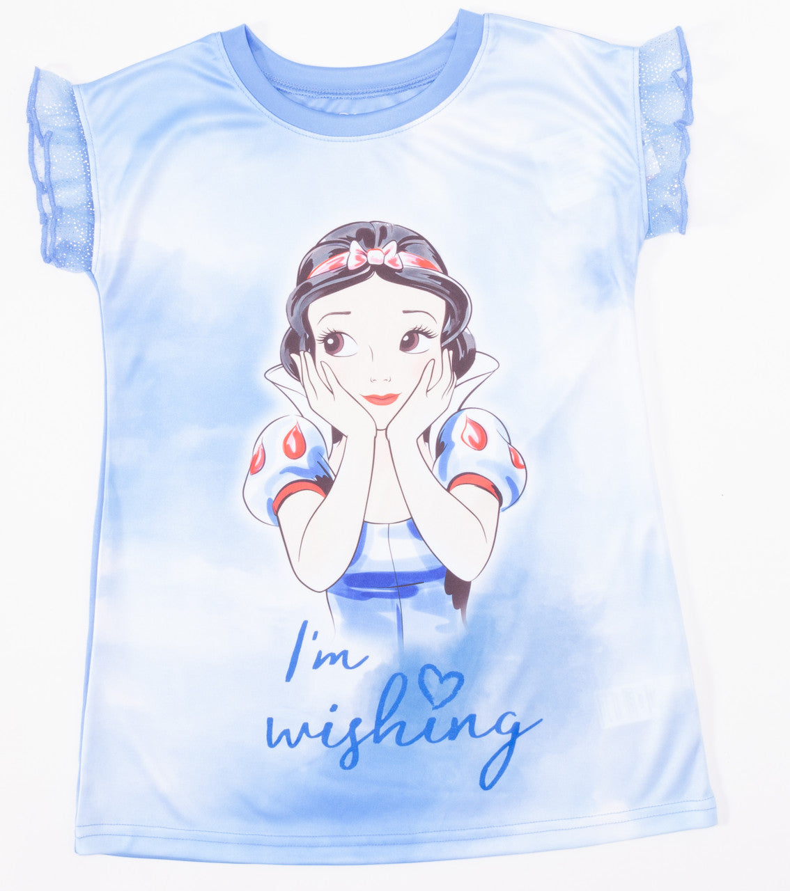 Disney Snow White Girls Blue Nightgown Sleepwear