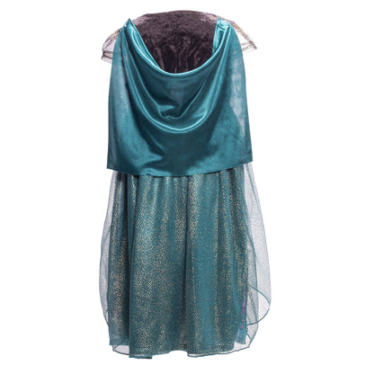 Disney Frozen Anna Girls Nightgown Sleepwear with Shimmer Tulle Overlay