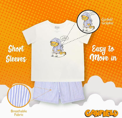 Garfield Unisex Kids' I Hate Mondays Short Sleeve Pajama Set