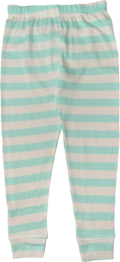 CoComelon Toddler Unisex 4-Piece Cotton Pajama Set, JJ and Friends Graphic Tees and Matching Pants, Snug Fit Sleepwear