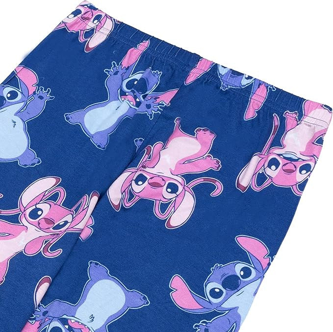 Disney Lilo & Stitch Toddler Girls 2-Piece Pajama Set – Long Sleeve Top and Matching Pants