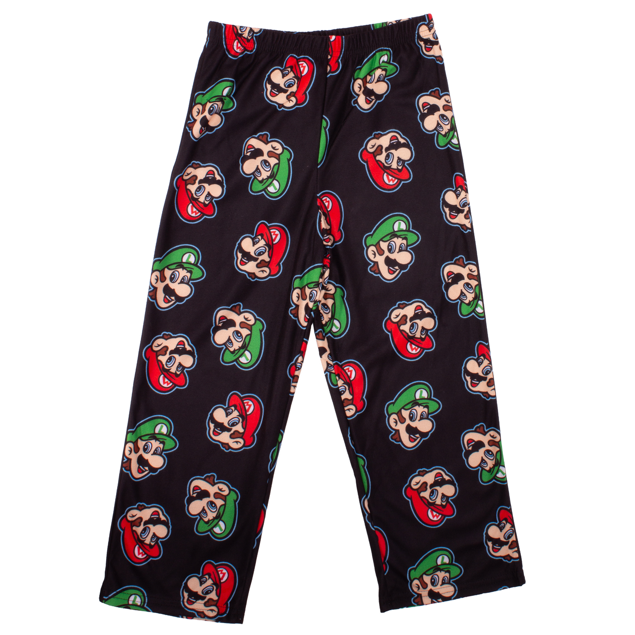 Super Mario Bros Boys 2-Piece Pajama Set – Long Sleeve Top and Pants