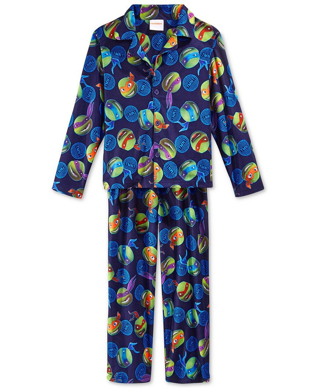 Nickelodeon Teenage Mutant Ninja Turtles Boys' 2-Pc Button-Down Pajamas (4)