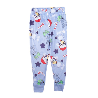 Bluey Boys Christmas 2-Piece Pajama Set – Long Sleeve Holiday Sleepwear with Printed Pants