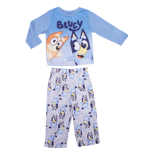 Kids Bluey 2-Piece Pajama Set – Long Sleeve Top and Matching Pants Sleepwear