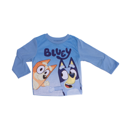 Kids Bluey 2-Piece Pajama Set – Long Sleeve Top and Matching Pants Sleepwear