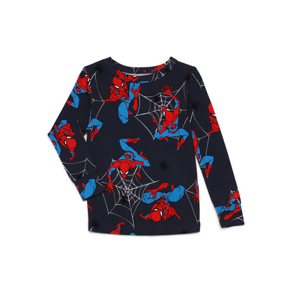 Marvel Spider-Man Boys 2-Piece Long Sleeve Pajama Set