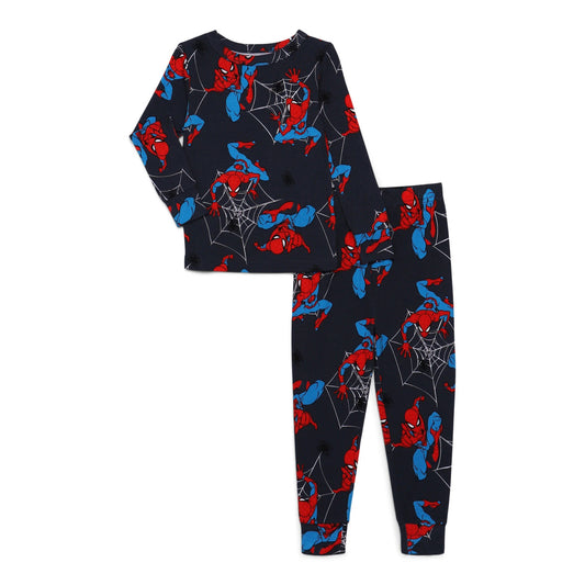 Marvel Spider-Man Boys 2-Piece Long Sleeve Pajama Set