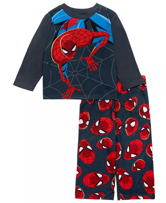 Marvel Spider-Man Crawling Hero 2-Piece Toddler Boys  Pajama Set