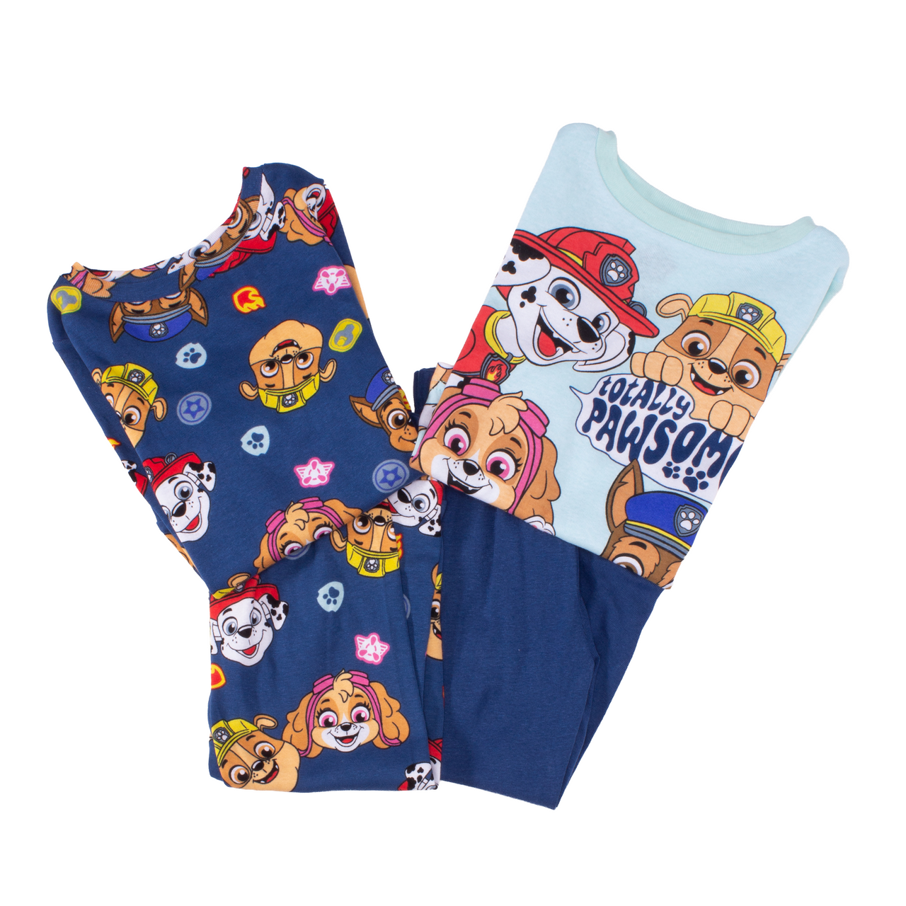 Paw Patrol Boys' Pajama Set 4-Piece Cotton Sleepwear Set