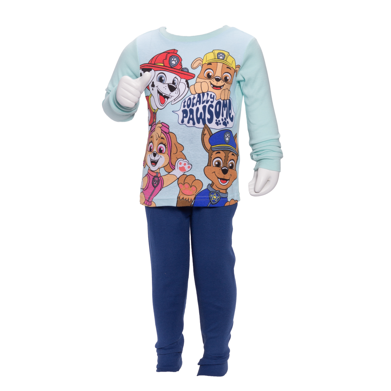 Paw Patrol Boys' Pajama Set 4-Piece Cotton Sleepwear Set
