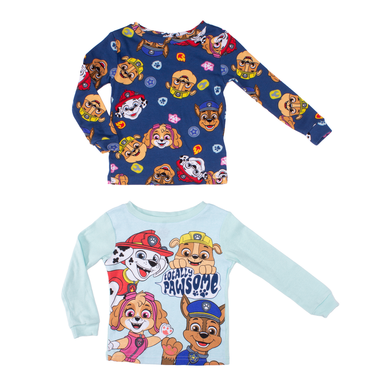 Paw Patrol Boys' Pajama Set 4-Piece Cotton Sleepwear Set