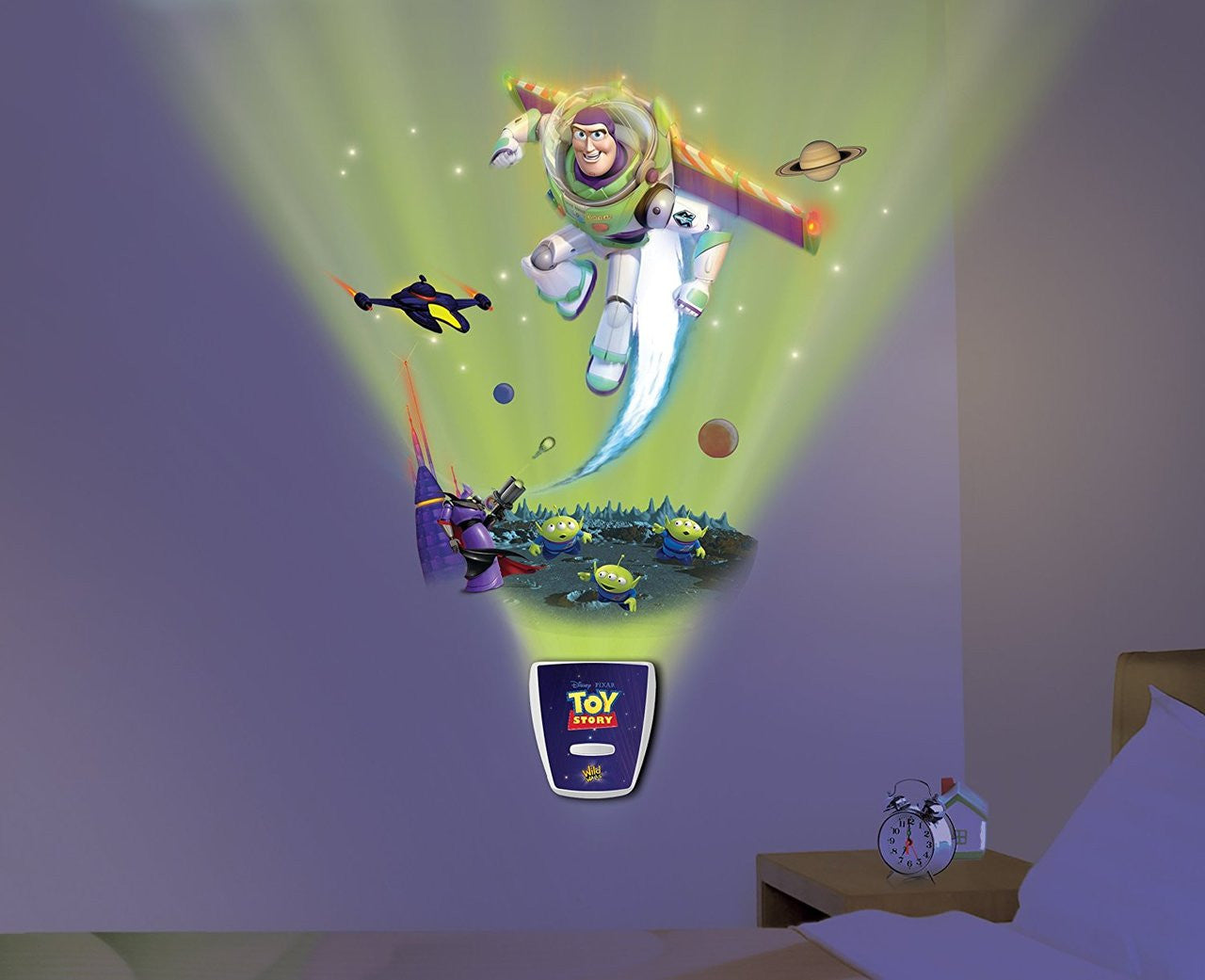 Toy Story Star Command Space Mission - Wild Walls Light N' Sound Wallscape