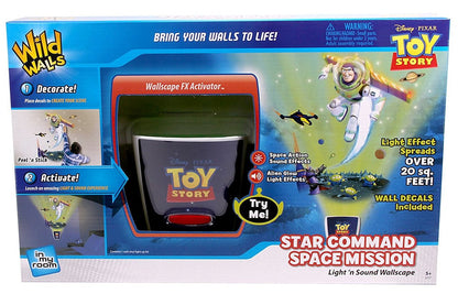 Toy Story Star Command Space Mission - Wild Walls Light N' Sound Wallscape