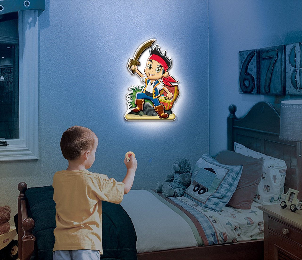 Jake and the Never Land Pirates Wall Friends Talking Room Light