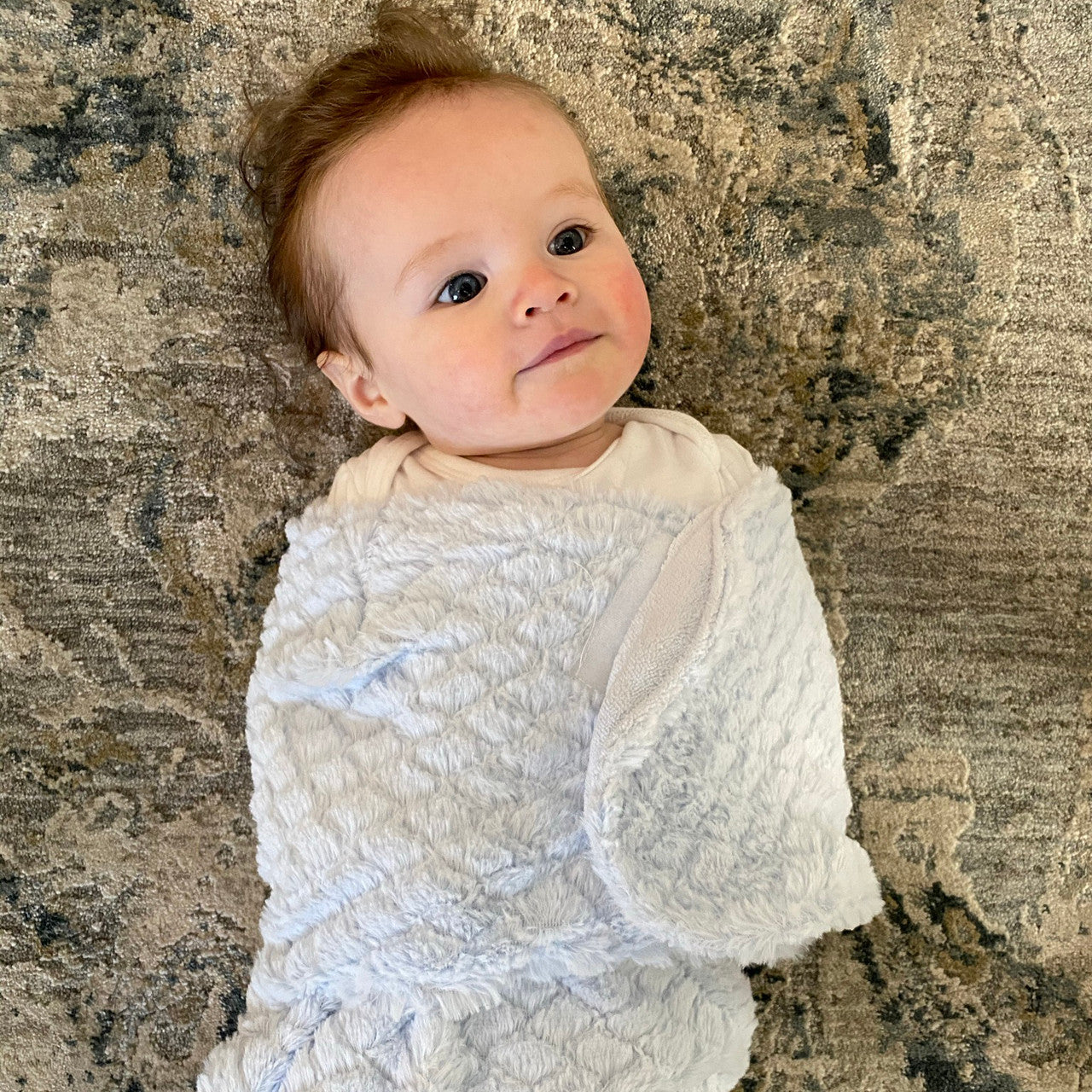 Everyday Kids Blue Baby Swaddle