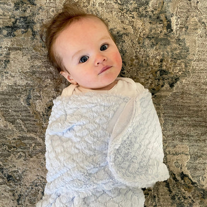 Everyday Kids Blue Baby Swaddle
