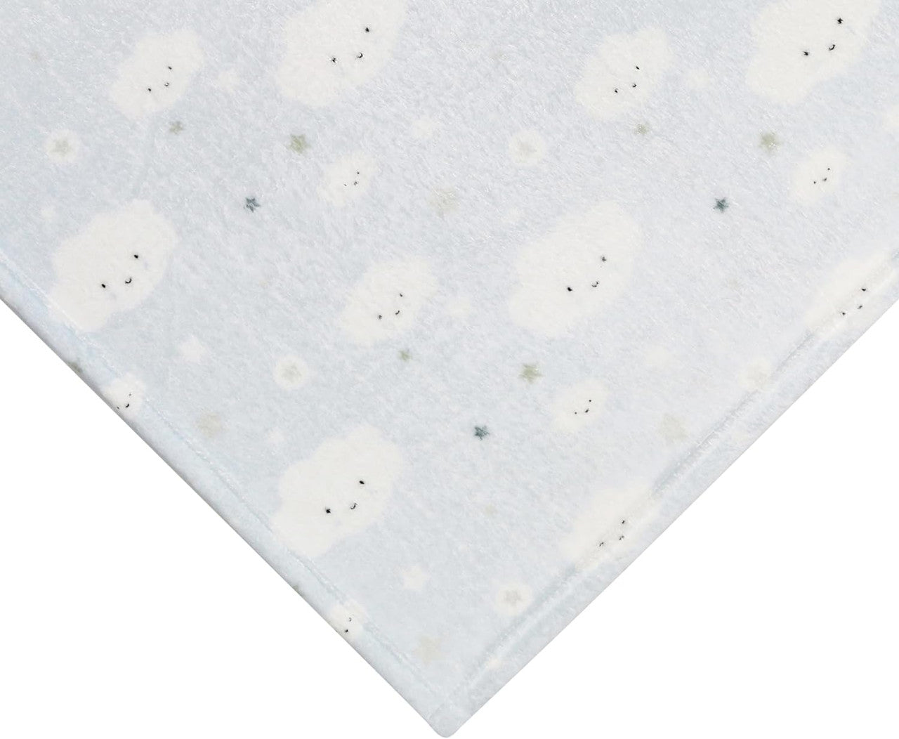 Baby Travel Swaddle Blue Clouds and Stars, Size 0-3 Months