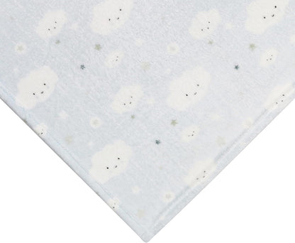 Baby Travel Swaddle Blue Clouds and Stars, Size 0-3 Months
