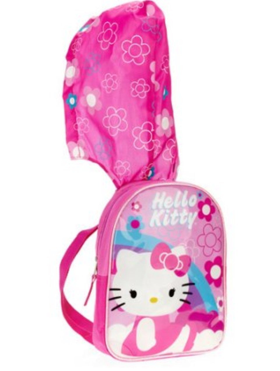 Hello Kitty Mini Backpack with Hood- Pink