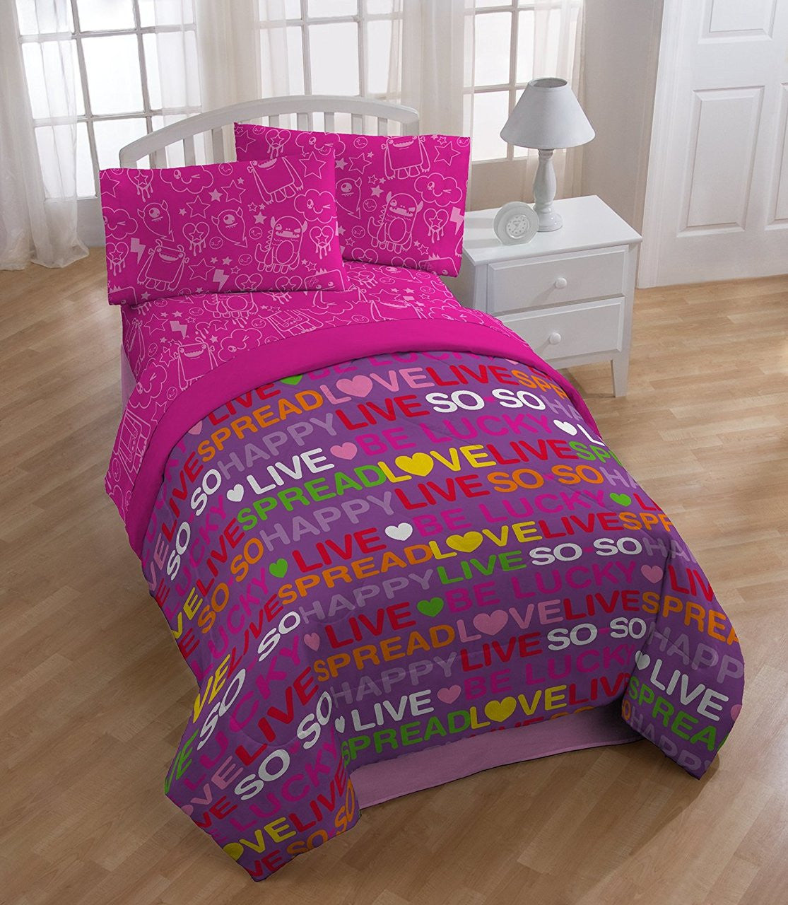 So♥So Happy Twin/Full Reversible Comforter