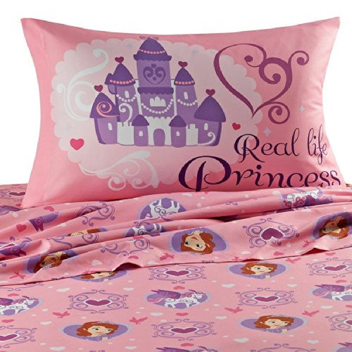 Sofia The First 'Real Life Princess' Twin Size Sheets Set