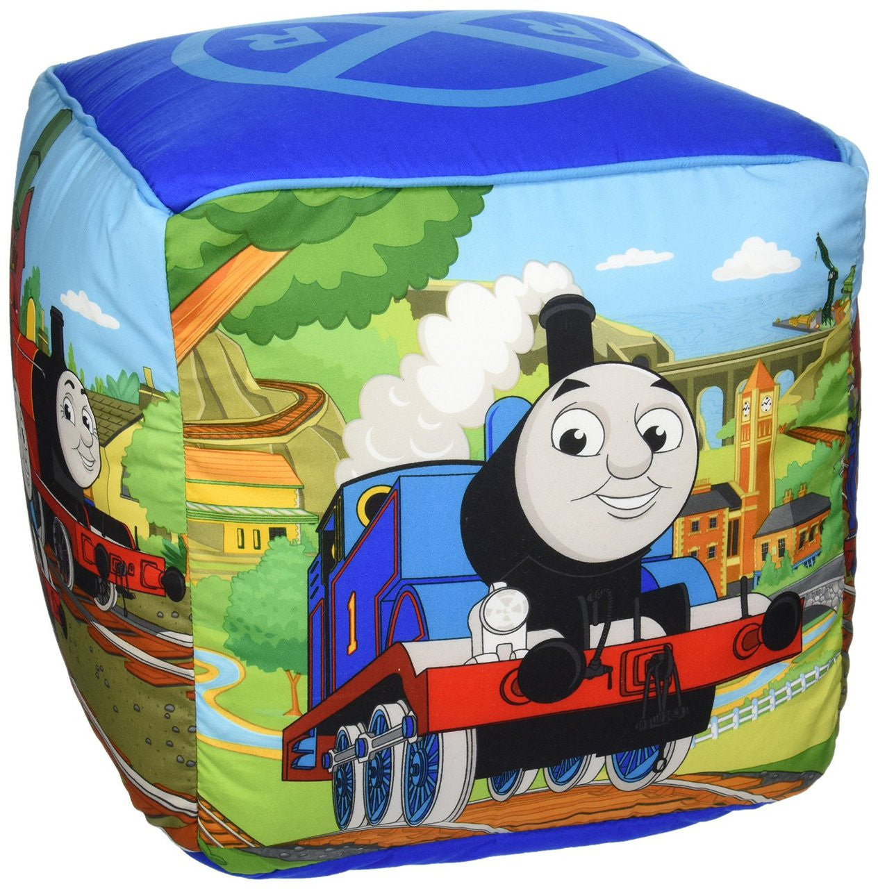 Thomas The Tank Engine Coral Fleece Ottoman