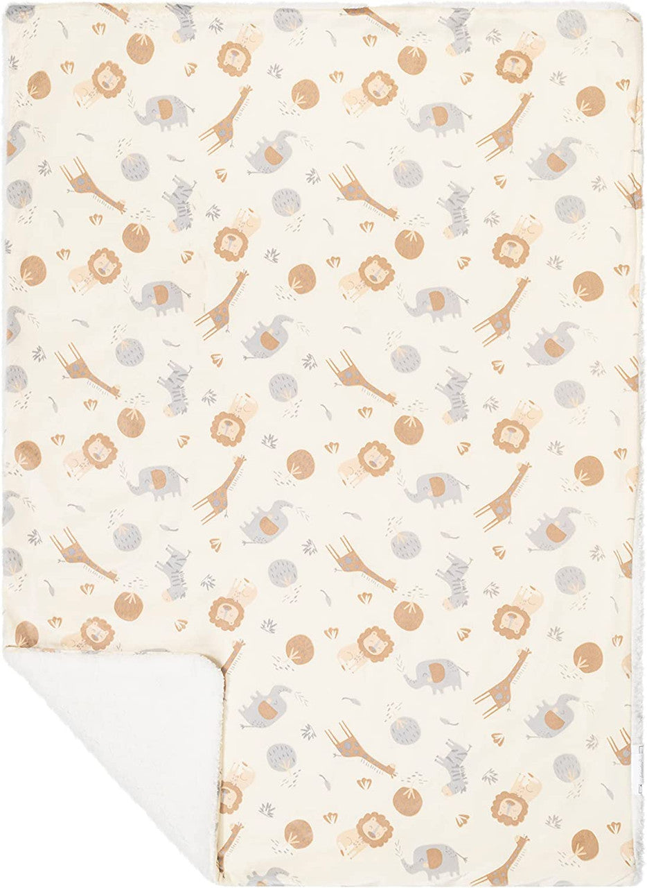 Everyday Kids Baby Blanket Safari