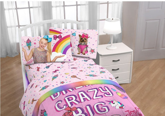 JoJo Siwa Dream Crazy Big Sheet Set (Twin)