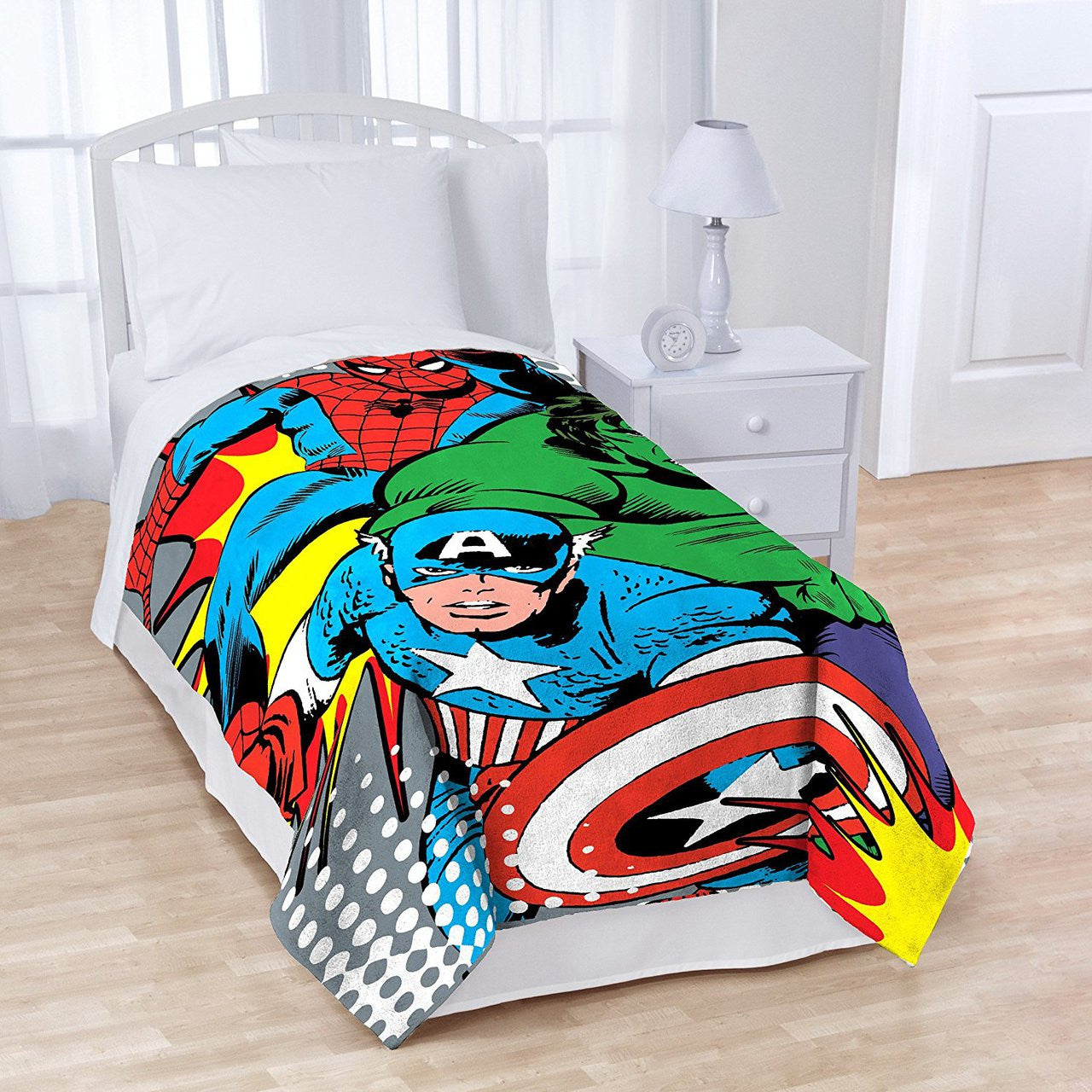 Marvel Comics Good Guy Plush Fleece Blanket