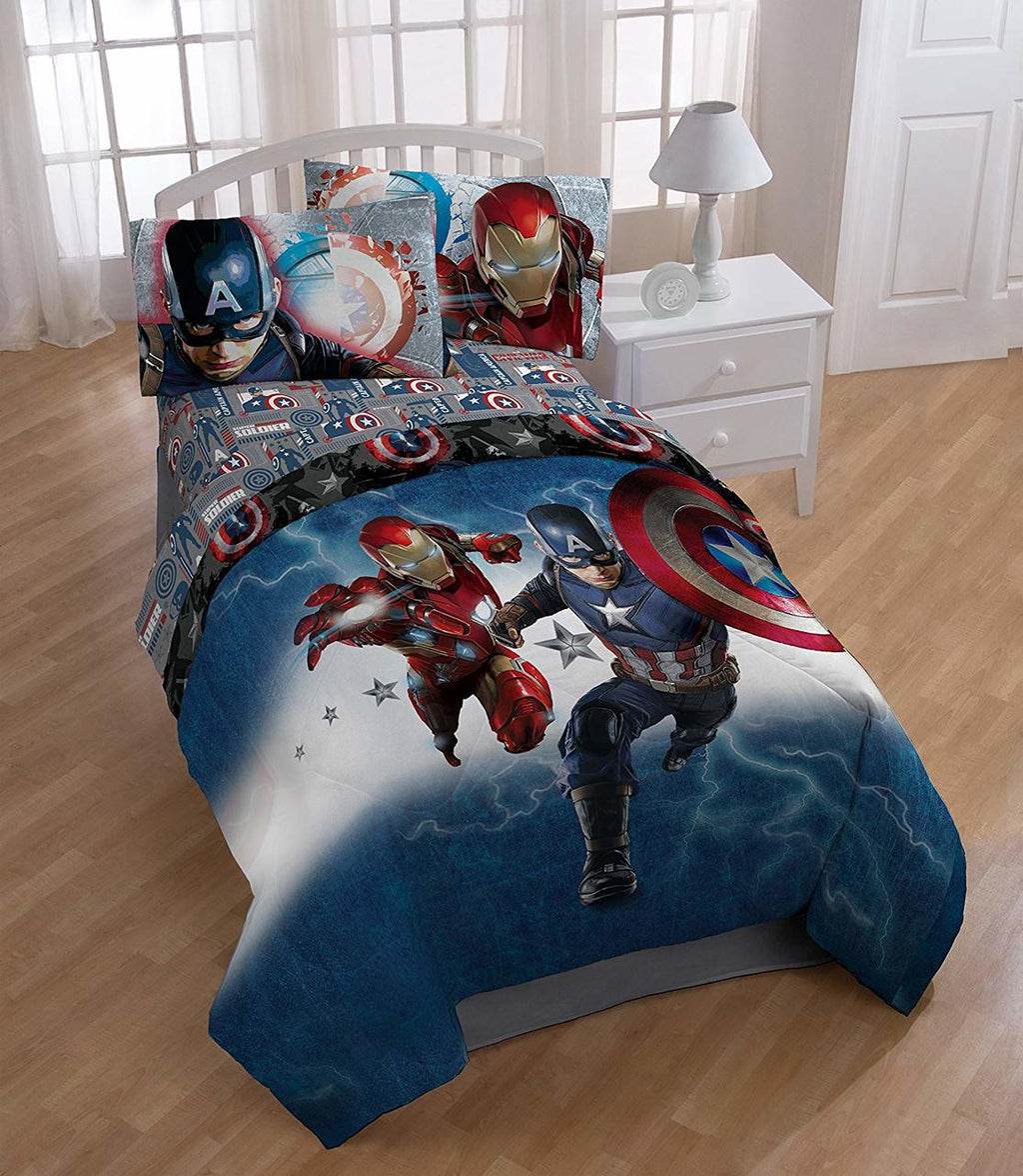 Marvel Captain America Civil War Twin Reversible Comforter