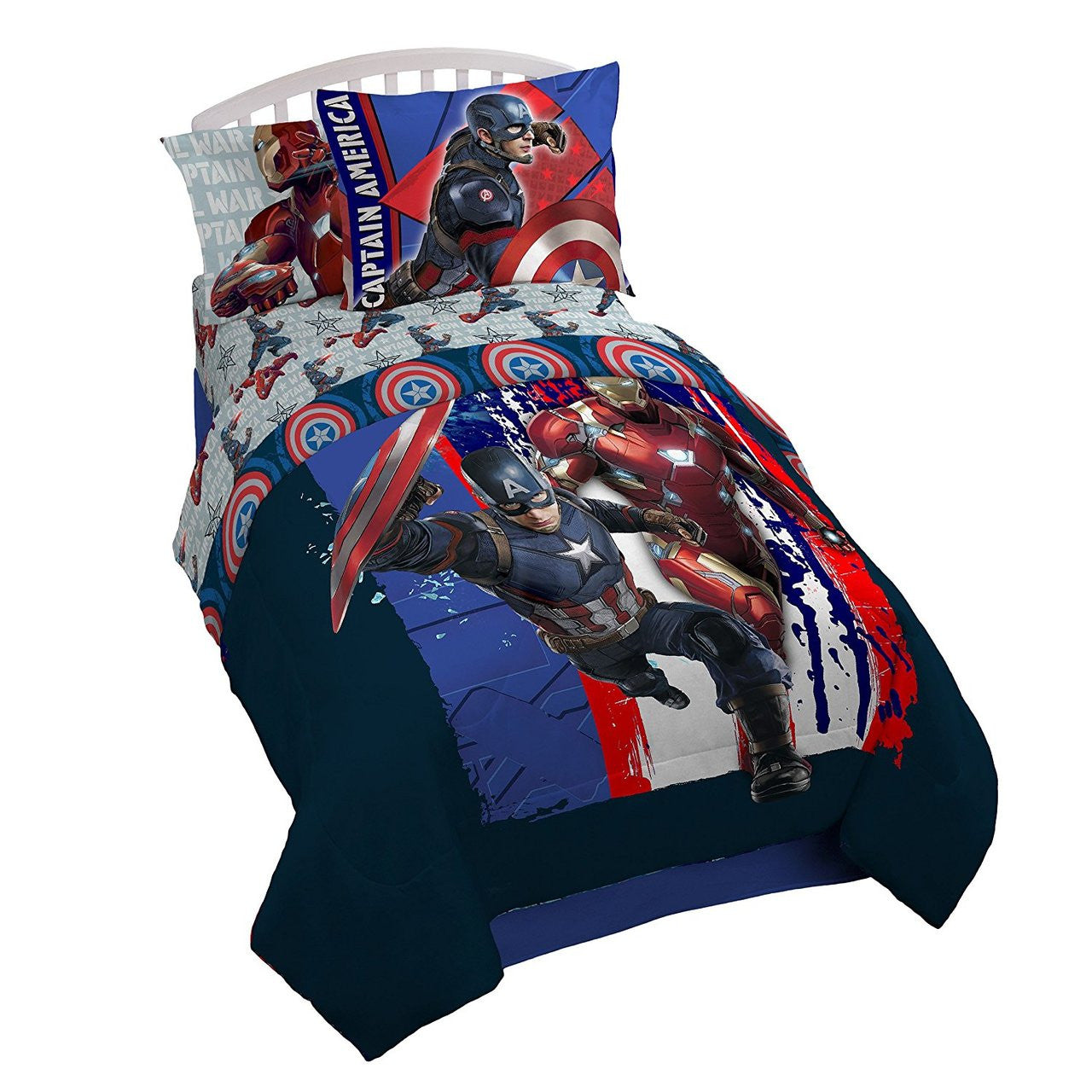 Captain America 'Civil War Lightning' Twin Bed-In-A-Bag