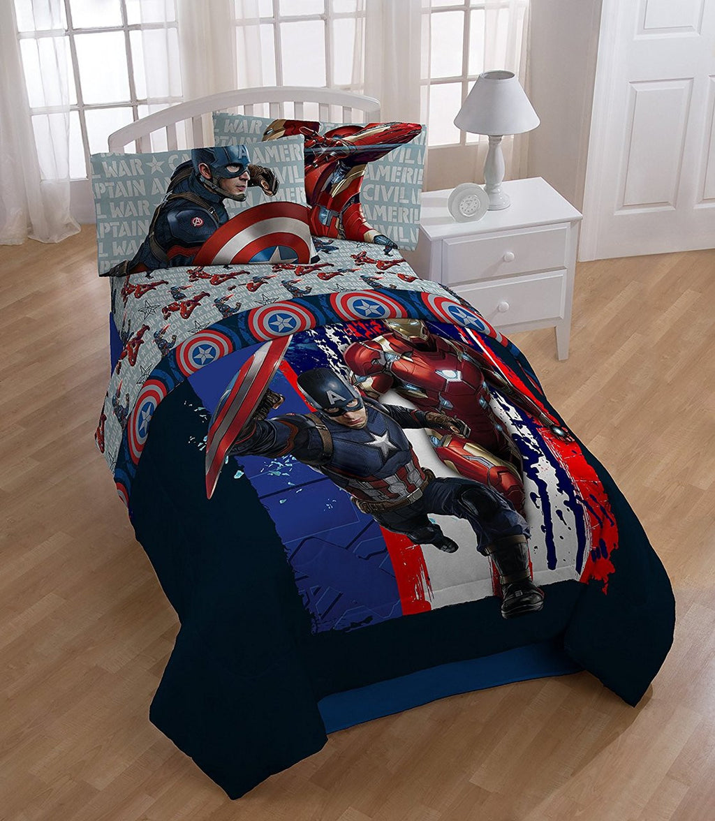 Captain America: Civil War 'Lightning' Twin Comforter