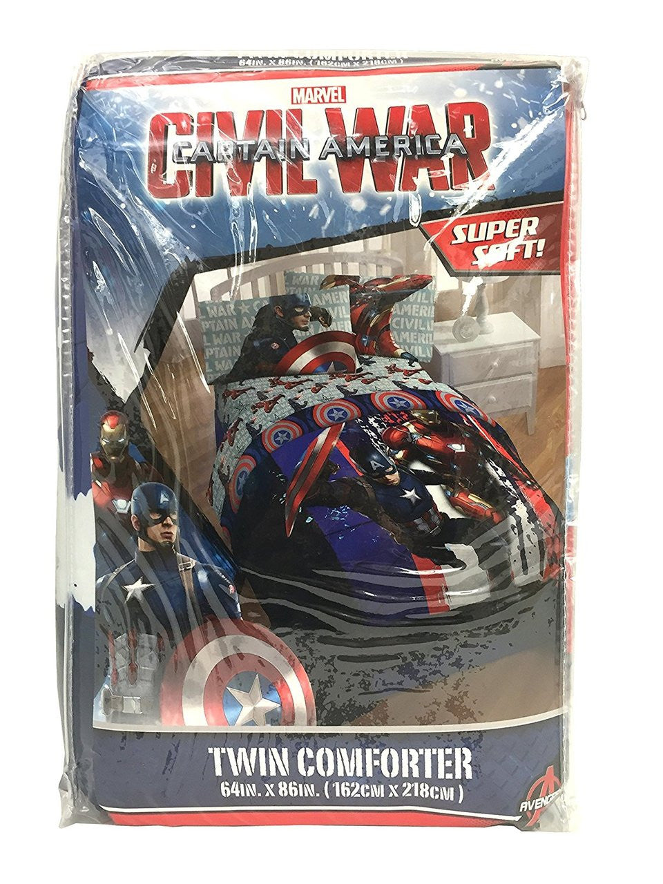 Captain America: Civil War 'Lightning' Twin Comforter