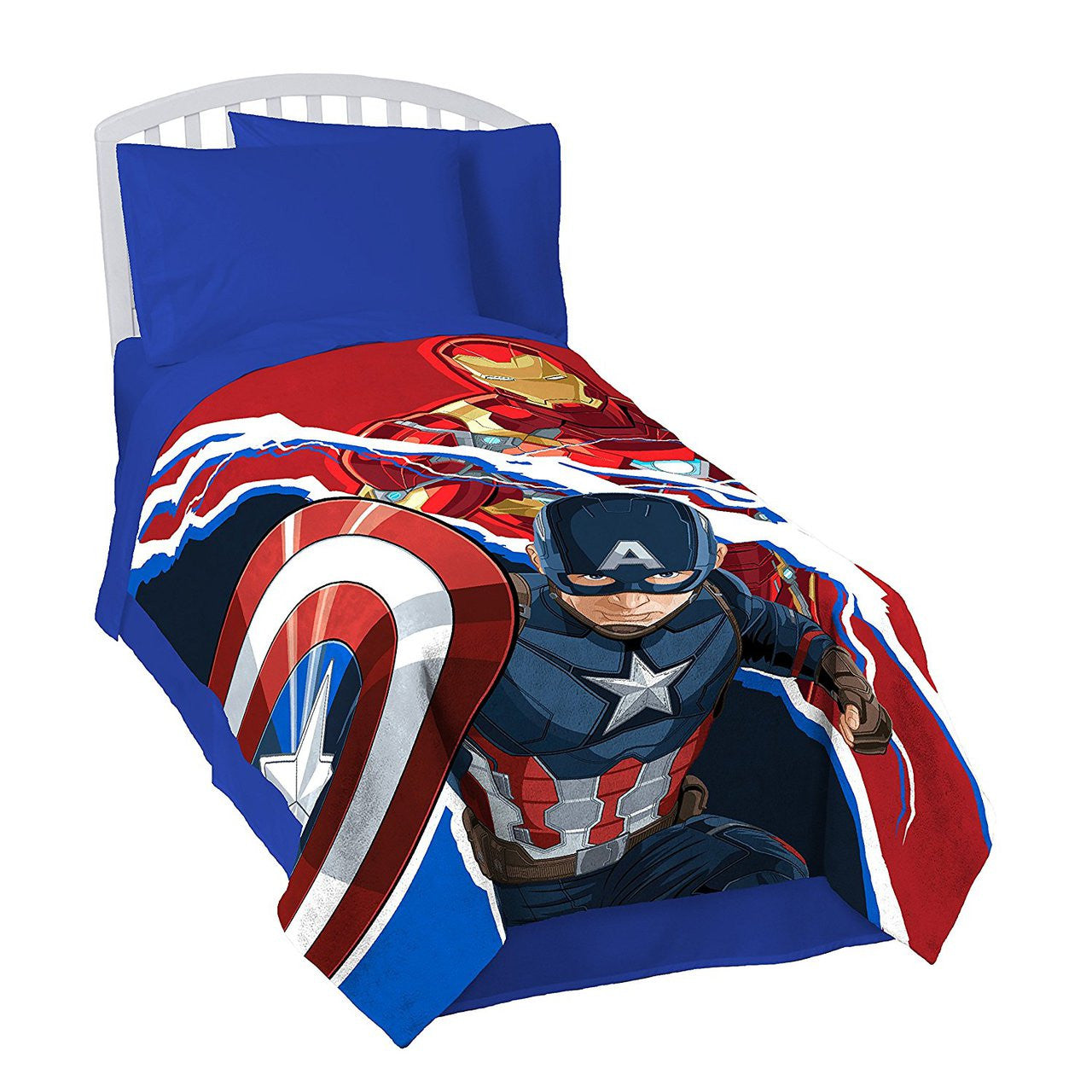 Marvel Captain America Civil War Lightning Plush Blanket