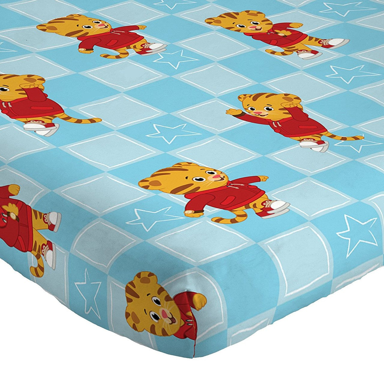 Daniel Tiger Bedding (Blue Toddler Bed)
